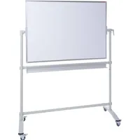 DAHLE Whiteboard Basic x 150 cm Weiß lackiert Drehbar, Beide Seiten nutzbar, Inkl.