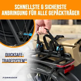 FORRIDER Basic Explorer Gepäckträgertasche 22L beige