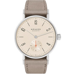 Nomos Glashütte Damenuhr Tangente 33 champagner 150 - silber