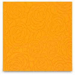 Hypafol Airlaid Motiv-Serviette Roses orange | 100St. | 40x40cm | für Gastronomie und Zuhause | hochwertiges Material