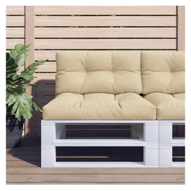 vidaXL Palettenkissen 70 x 40 x 12 cm beige 1 St.