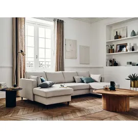 best mobilier Anna, Ecksofa 7 Sitz(e) Beige