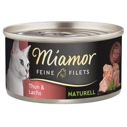 Miamor Feine Filets Naturelle Thunfisch & Lachs 48x80 g