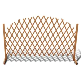 vidaXL Spalierzaun 180 x 100 cm Braun