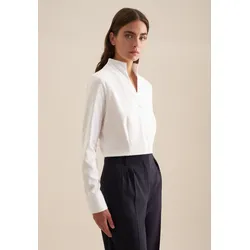 Klassische Bluse, 1/1 Kragen Uni, Gr. XS (34), weiß, , 92480165-34