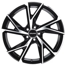 CARMANI 23 Rudi black polish Alufelge 20 Zoll ET45 MB66 6
