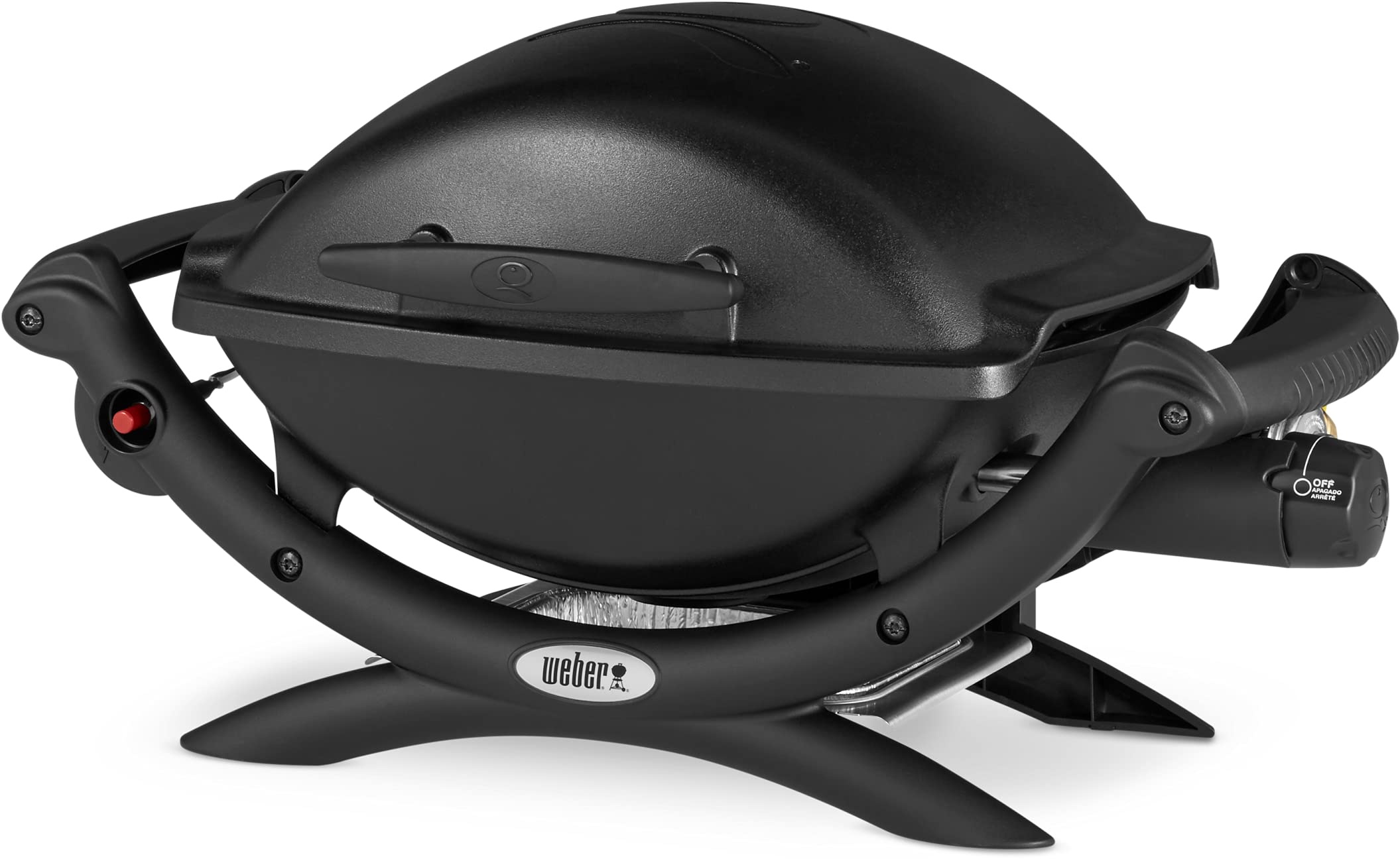 Weber Q1000 Gasgrill, 43 x 32 cm, Schwarz (50010079)