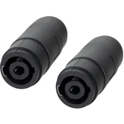 Pronomic AD-SPFSPF Adapter Speakon-kompatibel female / Speakon-kompatibel female 2x Set