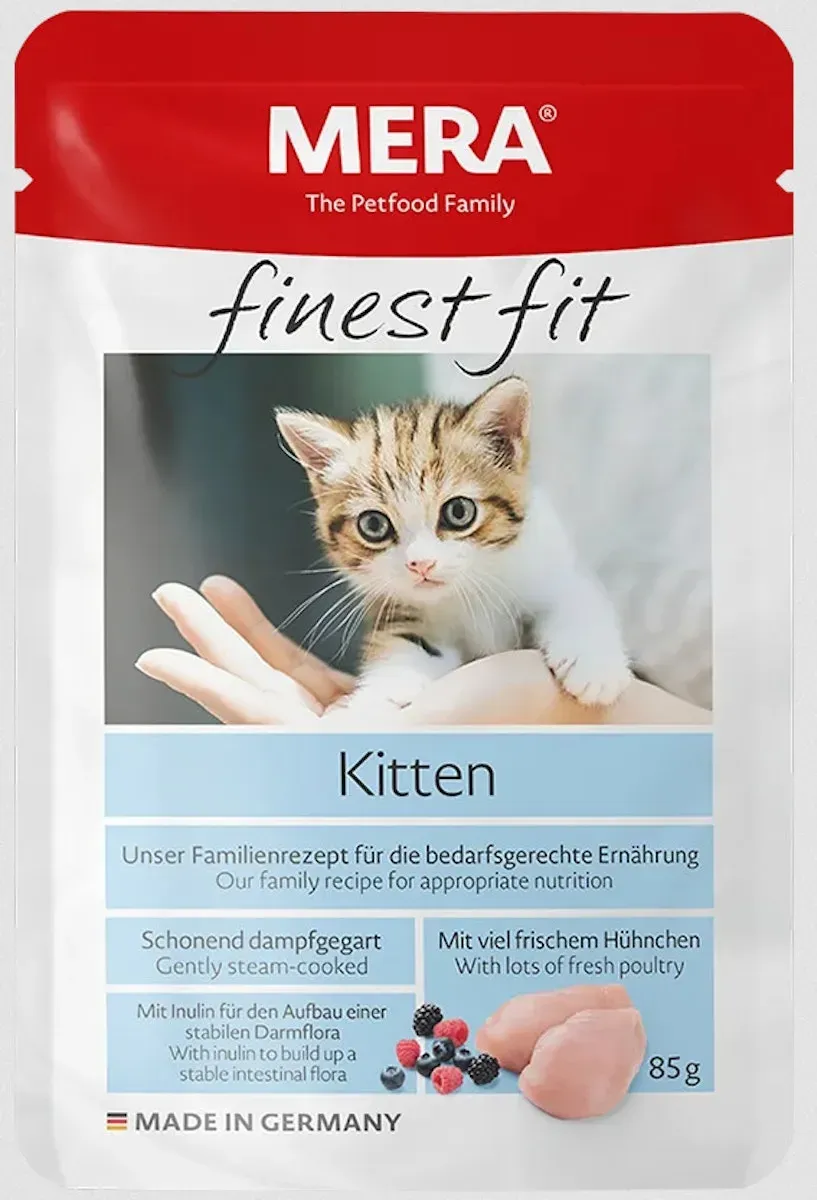 Mera Cat Finest Fit 85 Gramm Katzennassfutter 12 x 85 Gramm Kitten