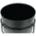 DanDiBo Ambiente Blumenhocker mit Topf 42,5 x 42,5 cm Schwarz