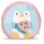 NICI mymochi Pinguin Waddle 33 cm Blau