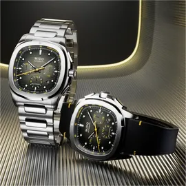 Mido Multifort TV Chronograph grau Edelstahl 42 mm M049.527.11.081.00