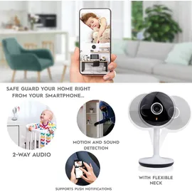 Alpina Smart Home WiFi Kamera Weiß