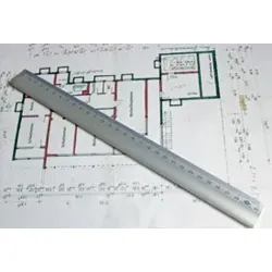 WEDO Lineal ALU 30cm 525331 mit Rutschbremse