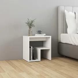 vidaXL Nachtschrank 2 Stk. 40 x 30 x 40 cm Weiß