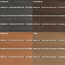 Home Deluxe WPC Bavaro teak 30 x 30 x 2,2 cm
