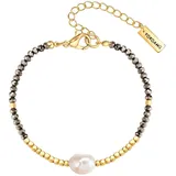 yokoamii Y513 Perlenarmband gelb mit Süßwasser-Zuchtperle