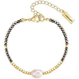 yokoamii Y513 Perlenarmband gelb mit Süßwasser-Zuchtperle