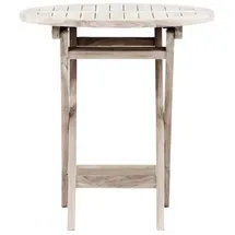 VCM Bistrotisch Ø 70 x 75 cm Weiß