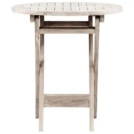 VCM Bistrotisch Ø 70 x 75 cm Weiß