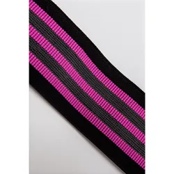 Premium-Widerstandsband - Schwarz/Rosa - Textil - Mittlerer Widerstand SCHWARZ|rosa 400g