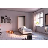 deinbett Juist 90 x 200 cm weiß/san remo eiche nachbildung vertikal