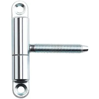 SO-Tech SOTECH Türband Einbohrband 15 x 83 mm mit Zapfen M8 x 50 mm verzinkt, 2-teilig, für Holztür und -zarge, Renovierband aus Stahl