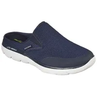 SKECHERS Summits Sneaker, Navy Textile Trim, 39 EU