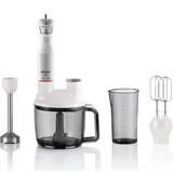 Arzum 1000W Multi Blender Set Stabmixer Pürierstab Handmixer Zerkleinern Weiß