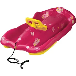 ALPENGAUDI Ski-Bob Space Lenkbob mit Bremse für Kinder orchideenpink No Size