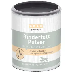 grau Rinderfett-Pulver Nahrungsergänzung 50 Gramm