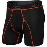 SAXX Underwear Saxx Kinetic Hd Boxershorts - Black / Vermillion M