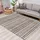 Carpet City Pulpy 520 Fransenteppich 160 x 230 cm Grau
