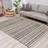 Carpet City Pulpy 520 Fransenteppich 160 x 230 cm Grau