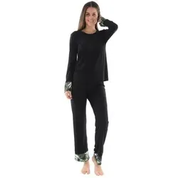Pilus  Pyjamas/ Nachthemden INDRA  in Schwarz, FR 40