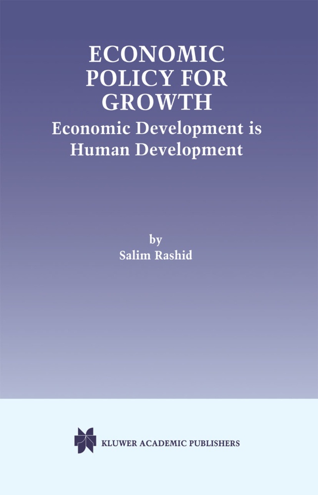 Economic Policy For Growth - Salim Rashid  Kartoniert (TB)