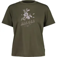 Maloja Damen LenksteinM. T-Shirt (Größe XS, oliv)