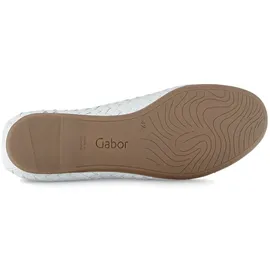 Gabor Ballerina GABOR "Eleganter Ballerina", Damen, Gr. 37,5, creme, Schuhe Ballerina