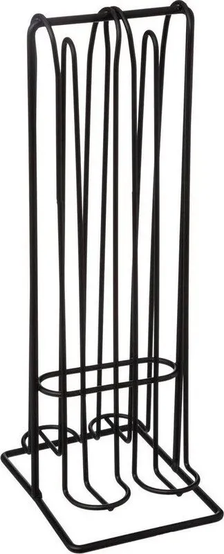 Schwarzer Kapselhalter für 32 Kapseln