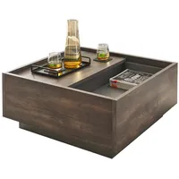 Furn.design Couchtisch Eiche grau Nachbildung,Eiche, 1 Schubladen, Stativgestell, 75x33x75