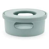Bredemeijer Porzellan Teewärmer blau Ø 14 cm - rundes Stövchen für 1 Teelicht - zum warmhalten von Tee in einer Kanne