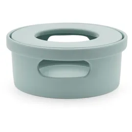 Bredemeijer Porzellan Teewärmer blau Ø 14 cm - rundes Stövchen für 1 Teelicht - zum warmhalten von Tee in einer Kanne