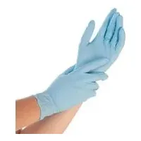 Hygostar, Schutzhandschuhe, Nitril-Handschuh CONTROL, L, blau, gepudert (L)