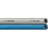 TEGUMA Zwillings-Steuerungsschl.TWIN HOSE/PVC ID 6mm AD 11,0mm L.100m Blau/grau TEGUMA