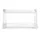 Asalvo Bettschutzgitter 151508.0 90 x 43,5 cm Weiß