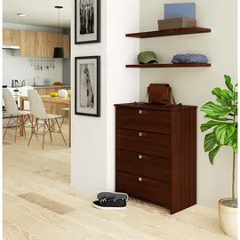 abamihome Schuhkipper 66 x 85 x 36 cm Wenge / Wenge