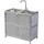 Hti-Living Outdoorspüle L Gerti Silber