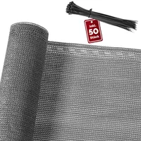 DETEX Windschutz 120 x 1000 cm grau