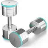 LuxusKollektion Hantel-Set Hanteln Verstellbar Kurzhanteln Set Stahl 30kg 2 x 30KG