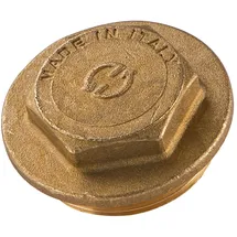 GENERAL FITTINGS - Stopfen 3/4' Messing DN20 Blindstopfen